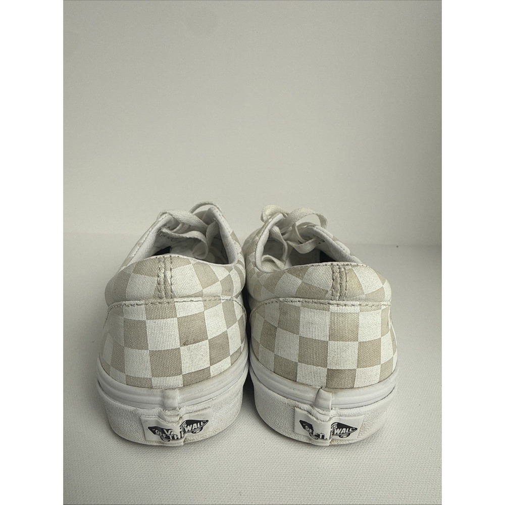 Vans Off The Wall White Checkered Low Top Lace Up Sneakers Womens Size 8.5 - Picture 5 of 11